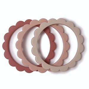 Blumenarmband Pack 3 Mushie Blush Rose Sh.Sand