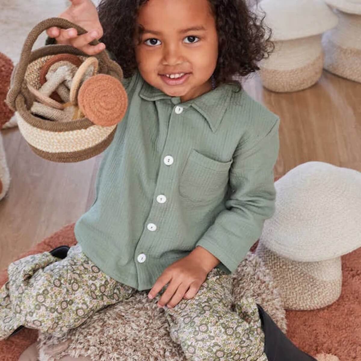 Bodenkissen 50x65cm HEDGEHOG Lorena-Kanäle