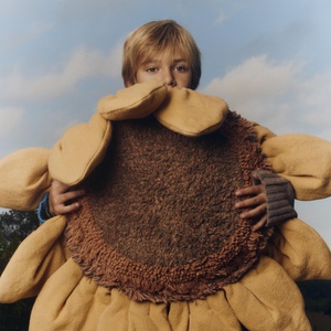 Bodenkissen Sonnenblume 90x90cm Lorena Canals