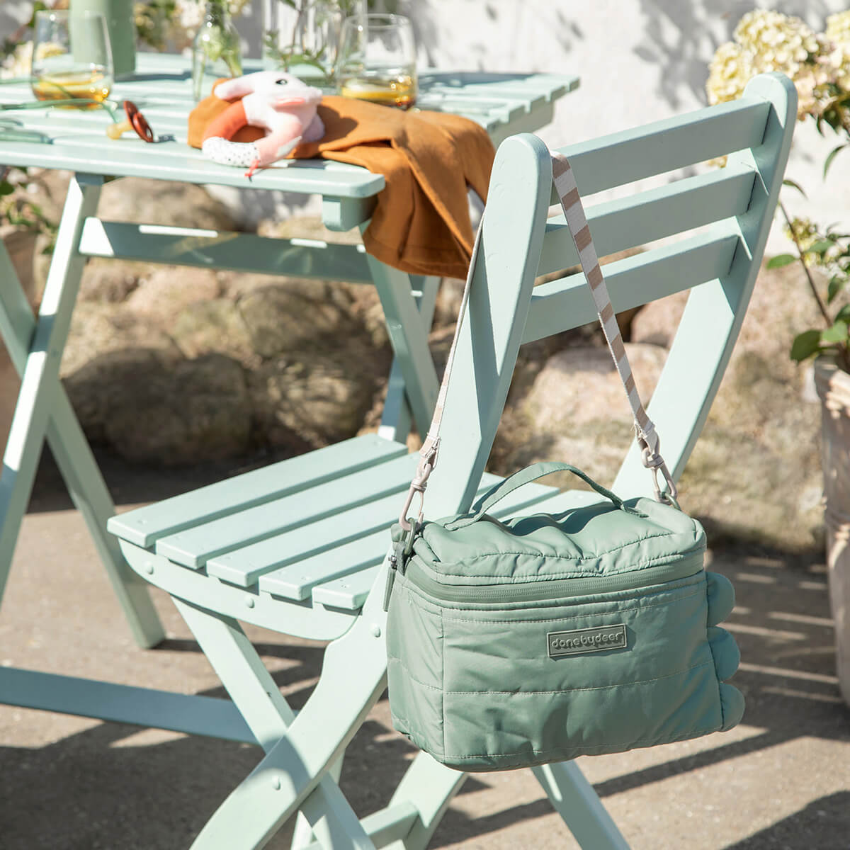 Bolso isotermico acolchado Croco Verde Done by Deer