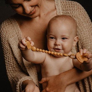 Broche Bolitas silicona Suavinex  Verde I3