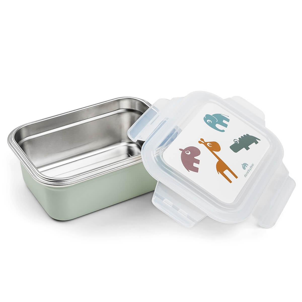 Brotdose Edelstahl Deer Friends Done by Deer Green