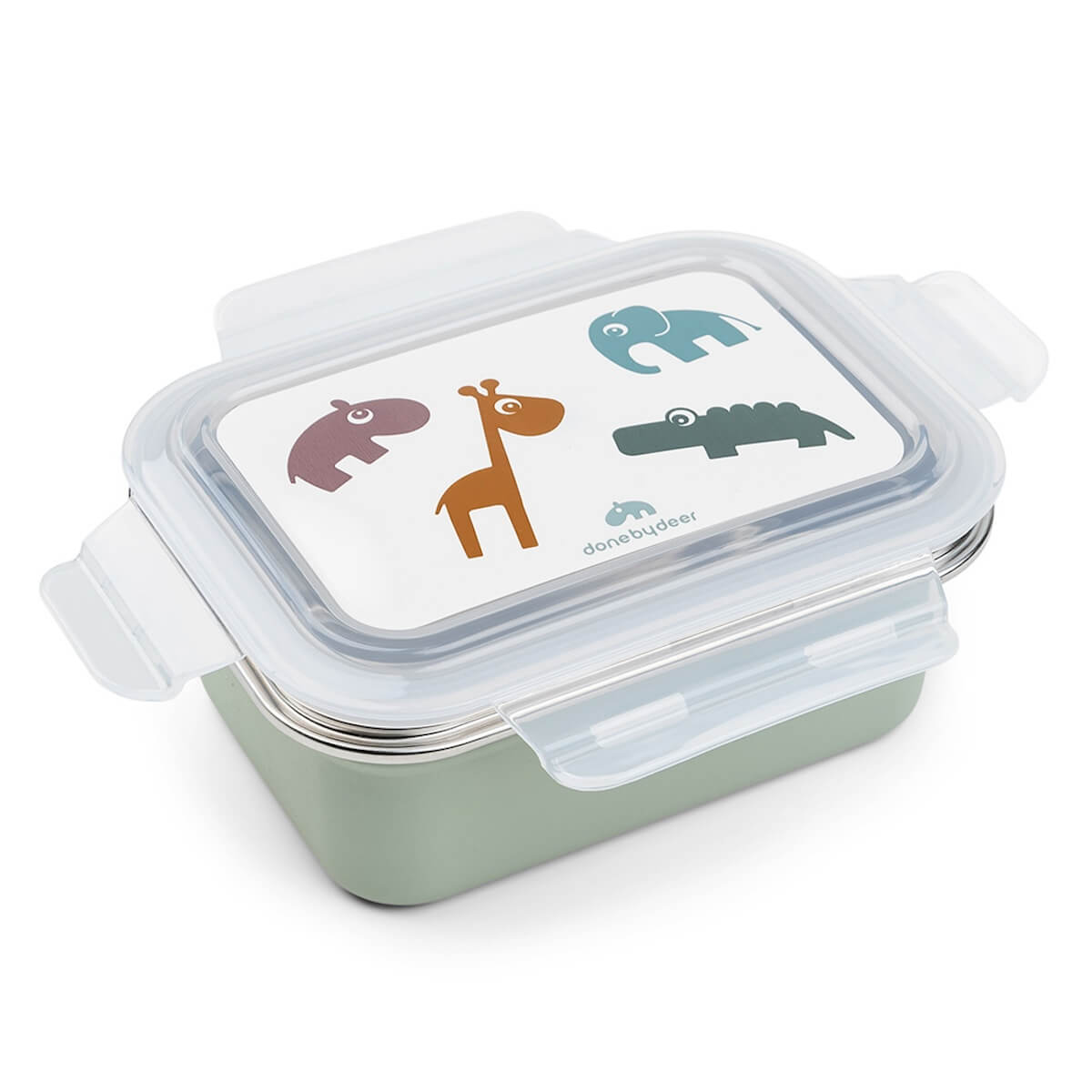 Brotdose Edelstahl Deer Friends Done by Deer Green