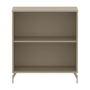 Bücherregal mit Fuß 1 Regalboden SAGA Flexa Hafer Hafer