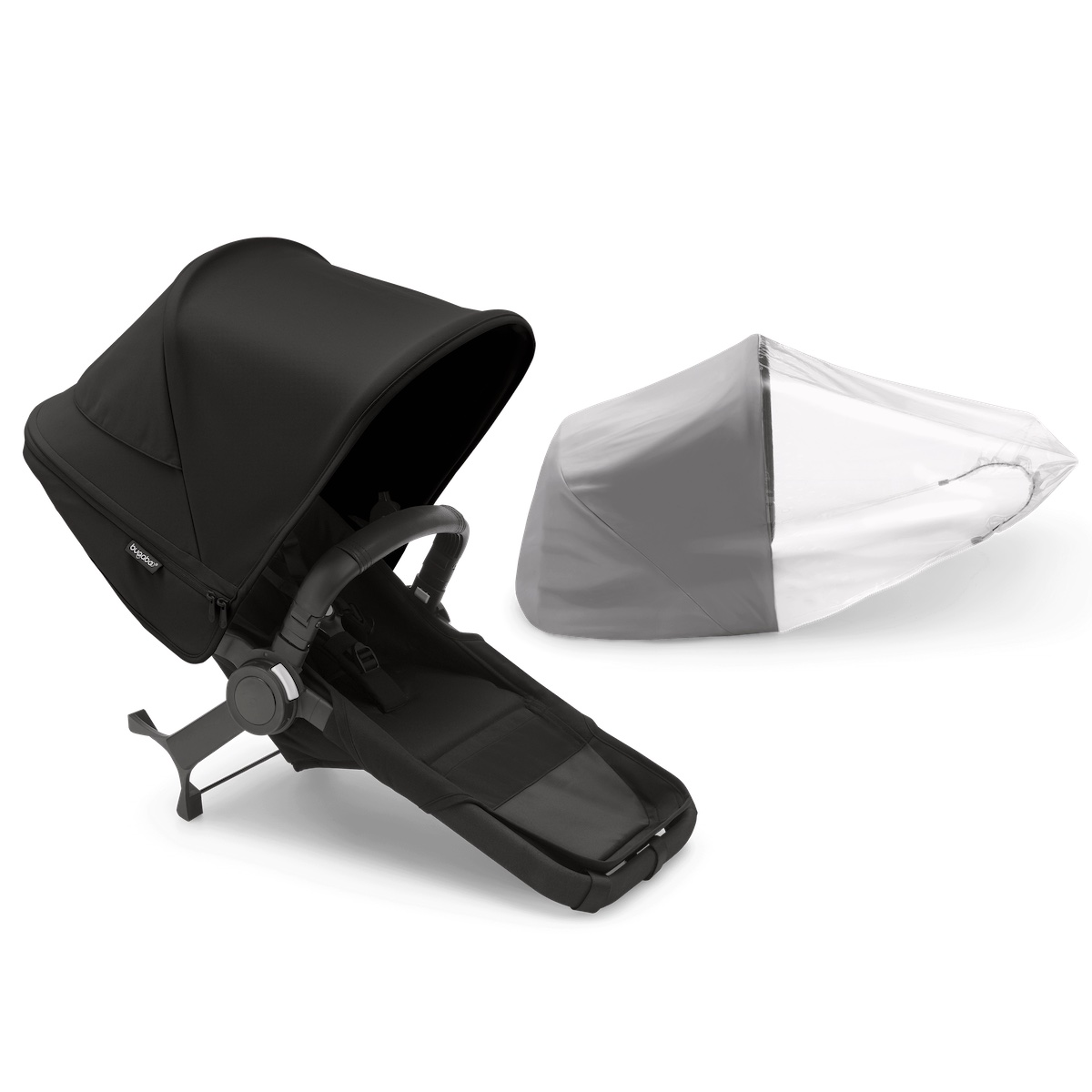 Bugaboo Donkey 5 Duo Erweiterung komplett MIDNIGHT BLACK-MIDNIGHT BLACK