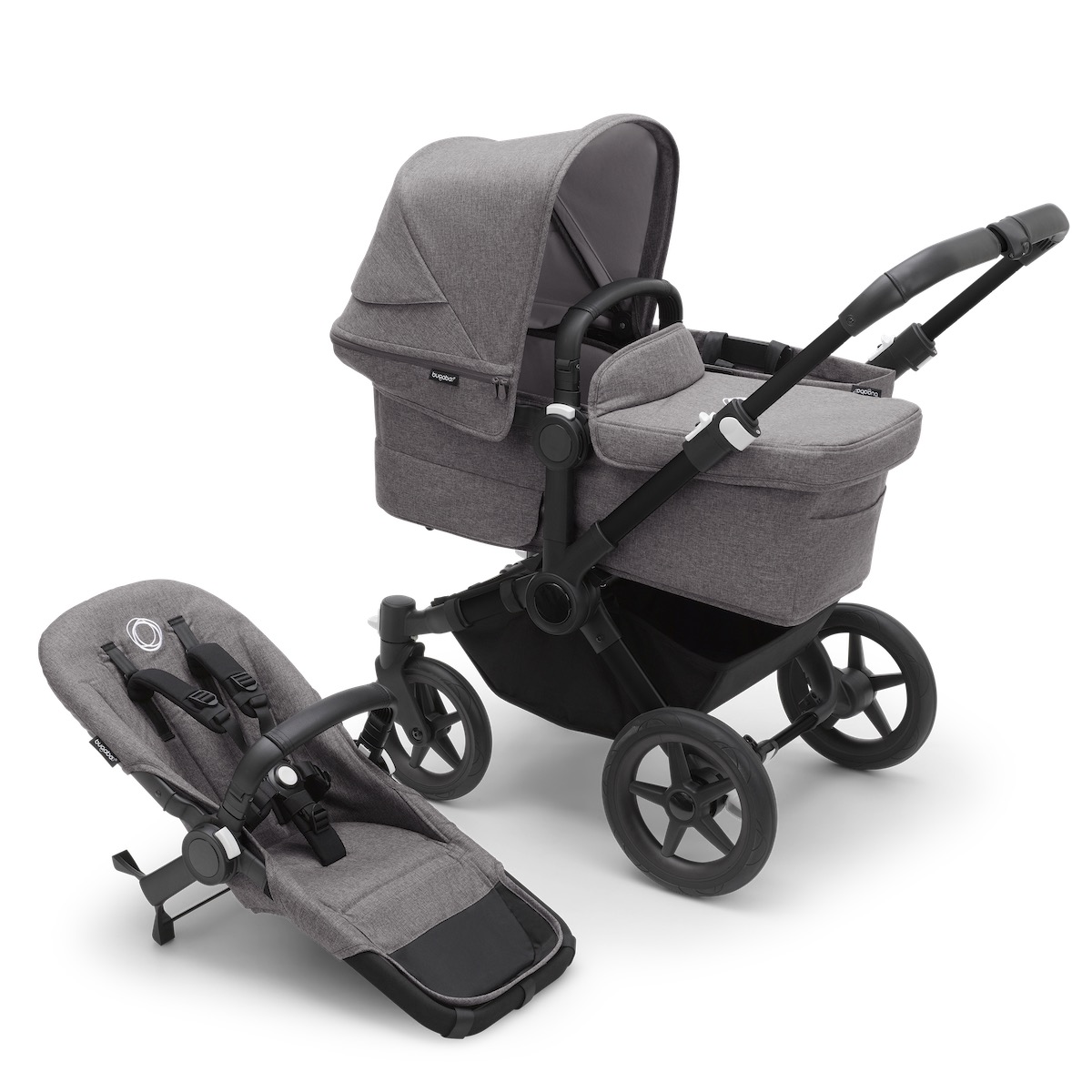 Bugaboo Donkey 5 Sonnenverdeck GREY MELANGE