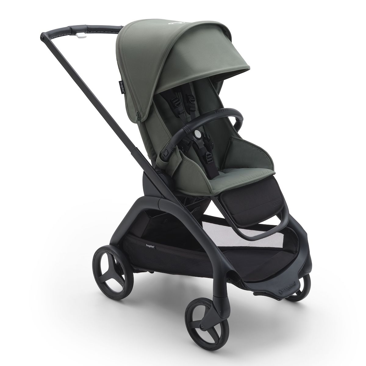Bugaboo Dragonfly negro- verde bosque - verde Bosque Komplettkinderwagen 