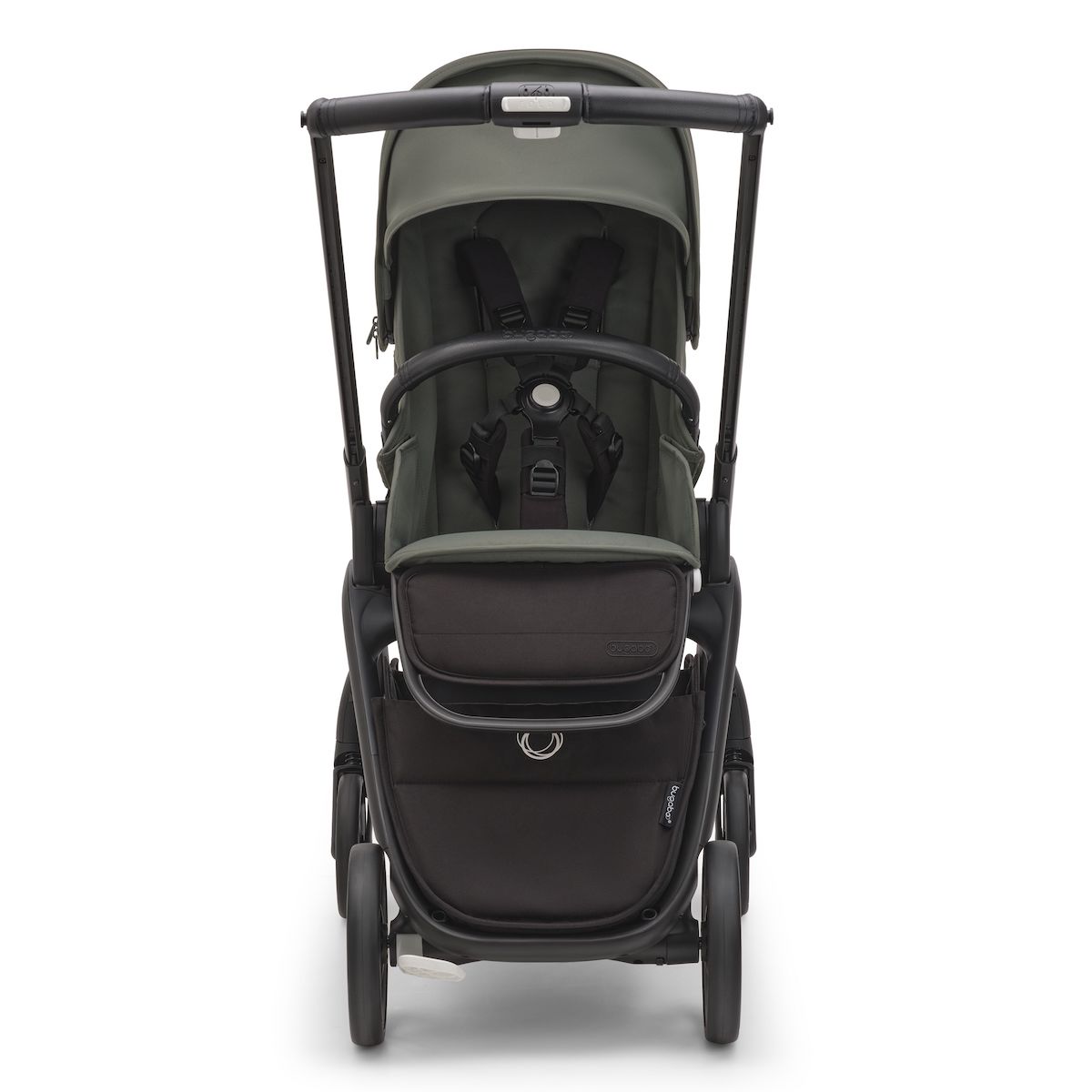 Bugaboo Dragonfly negro- verde bosque - verde Bosque Komplettkinderwagen 