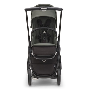 Bugaboo Dragonfly negro- verde bosque - verde Bosque Komplettkinderwagen 