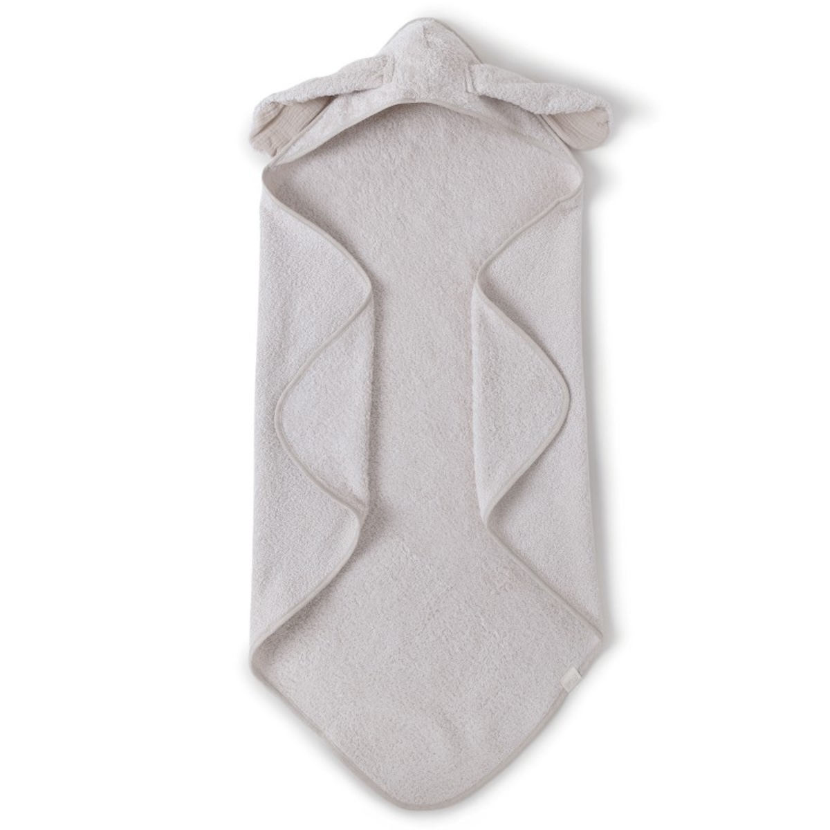 BUNNY Babyshower Badecape latte powder