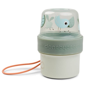 Caja alimentos doble S Birdee Verde Done by Deer