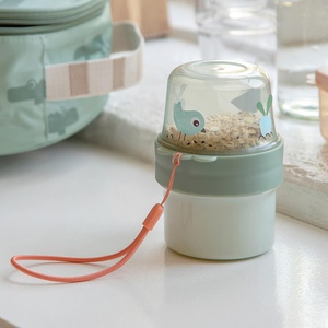 Caja alimentos doble S Birdee Verde Done by Deer