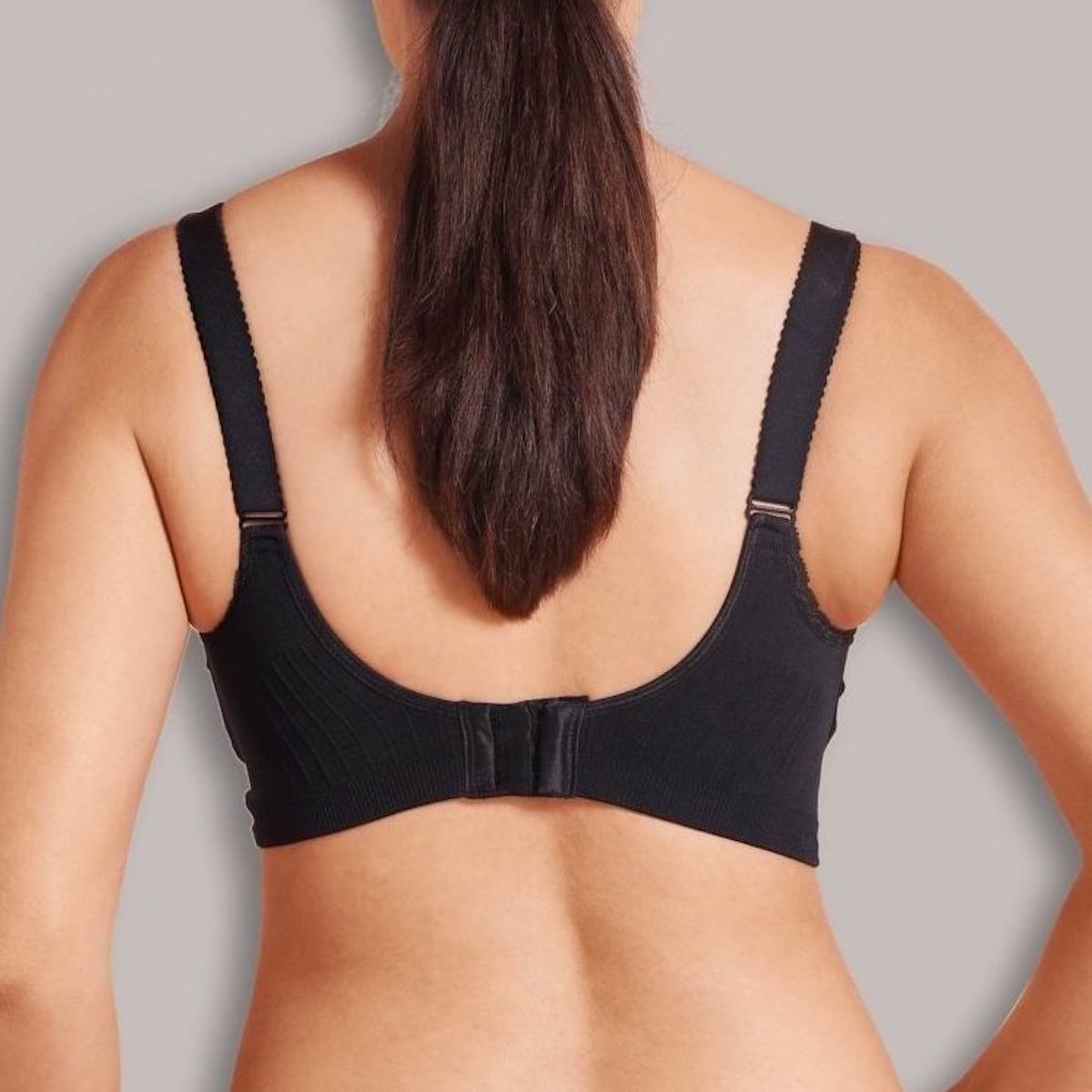 Carri-Gel gepolsterter BH für Schwangerschaft und Stillzeit XXL Carriwell Schwarz