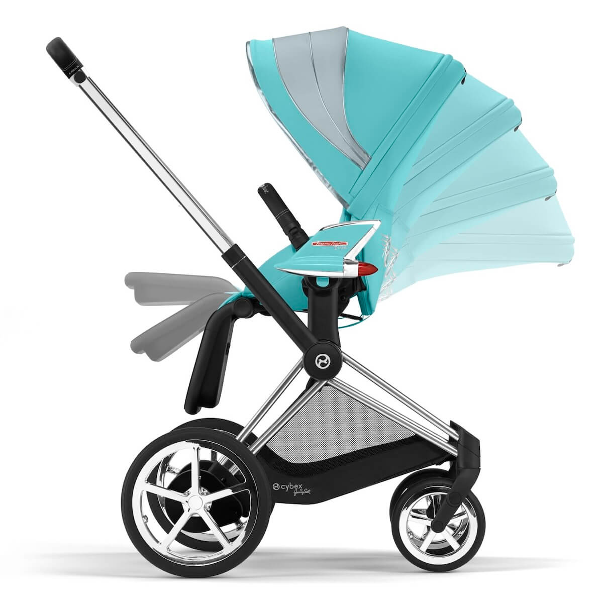 Carrito completo ePRIAM Cybex Jeremy Scott light blue