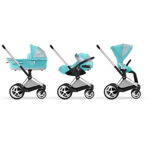 Carrito completo ePRIAM Cybex Jeremy Scott light blue