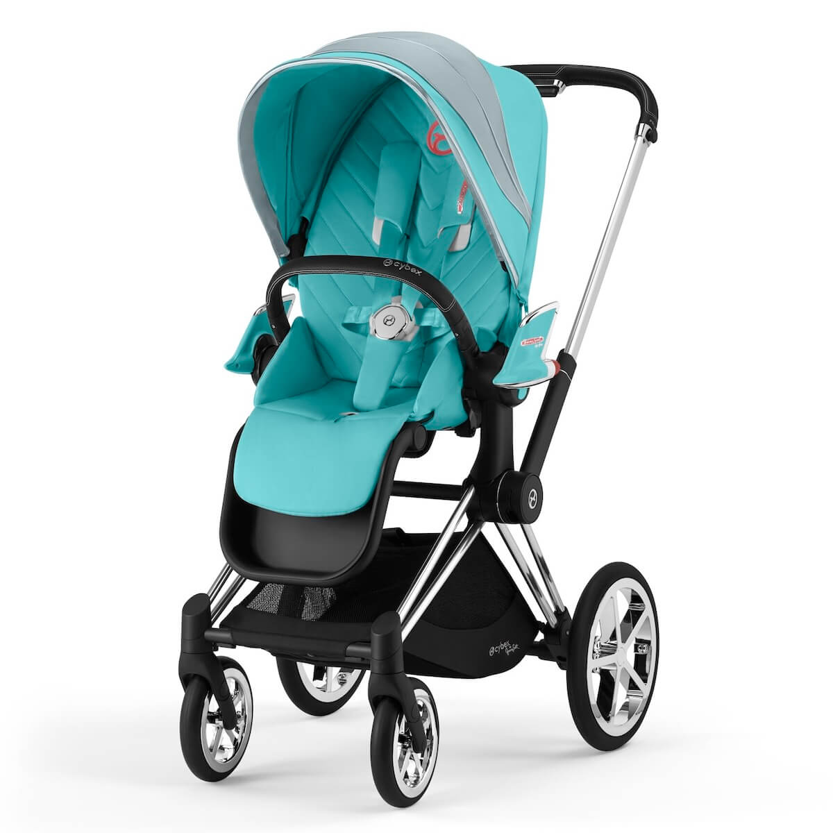 Carrito completo PRIAM Cybex Jeremy Scott light blue
