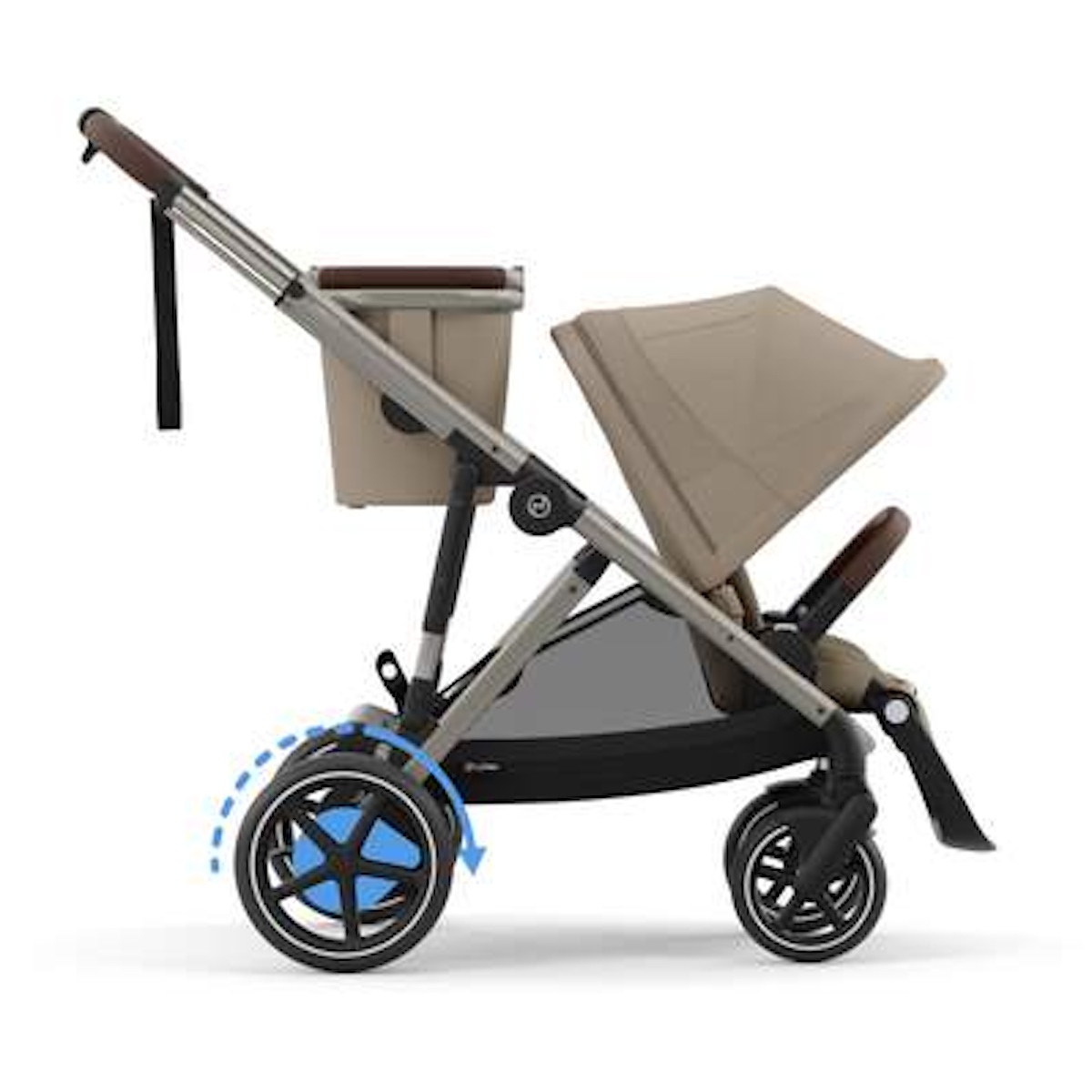 Carrito eGAZELLE S taupe BP Cybex Almond Beige-beige