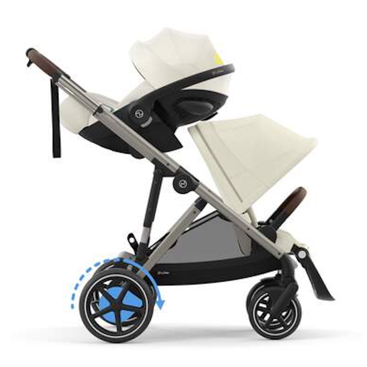 Carrito eGAZELLE S taupe BP Cybex Seashell Beige-light beige