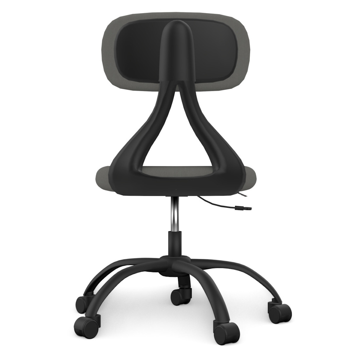 Chaise De Bureau Modèle Sunny-gris clair - noir LIFETIME