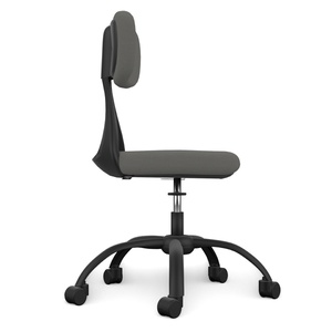 Chaise De Bureau Modèle Sunny-gris clair - noir LIFETIME