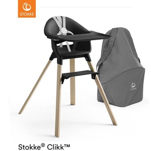 Chaise haute CLIKK™ Stokke black natural