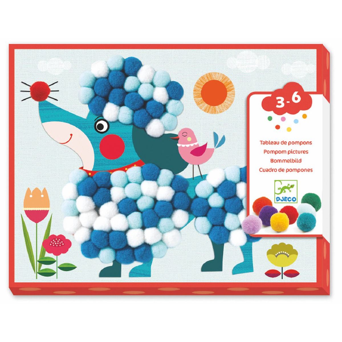 Collage mit Hunden zum Streichen LES PETITS Djeco