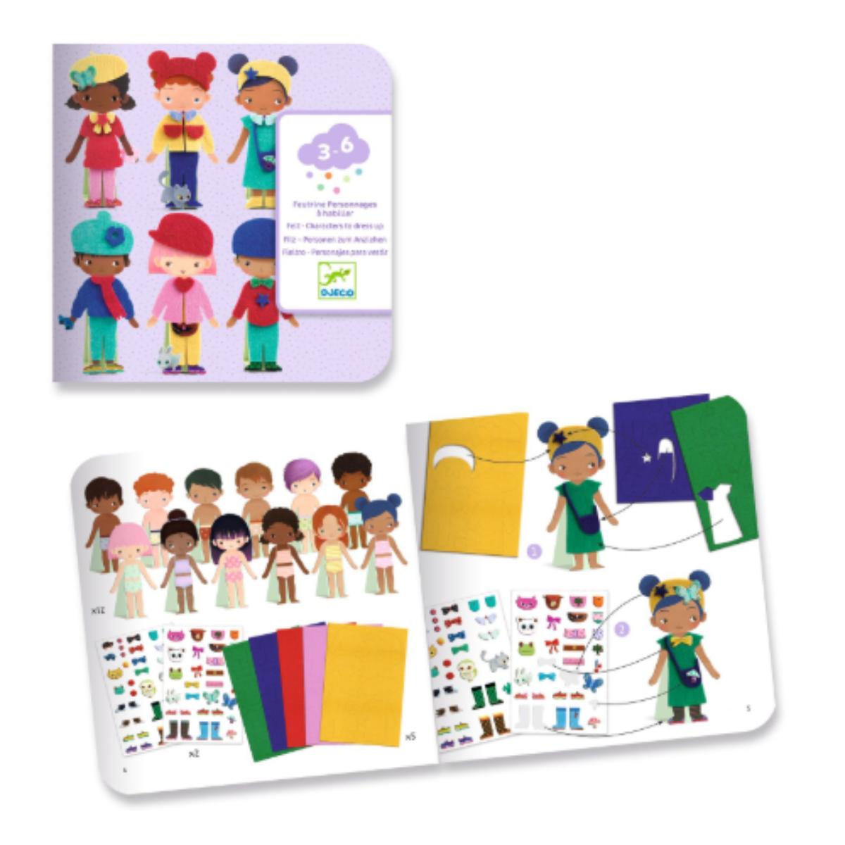 Collage S’habiller de douceur Djeco