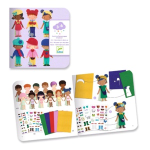 Collage S’habiller de douceur Djeco