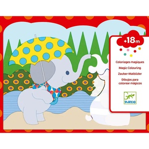 Coloriage Caché dehors Djeco