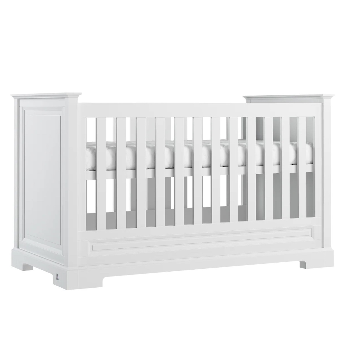 Cot ROYAL II 70x140cm (long side lattices) + 2 side panels (included) Lui e Lei