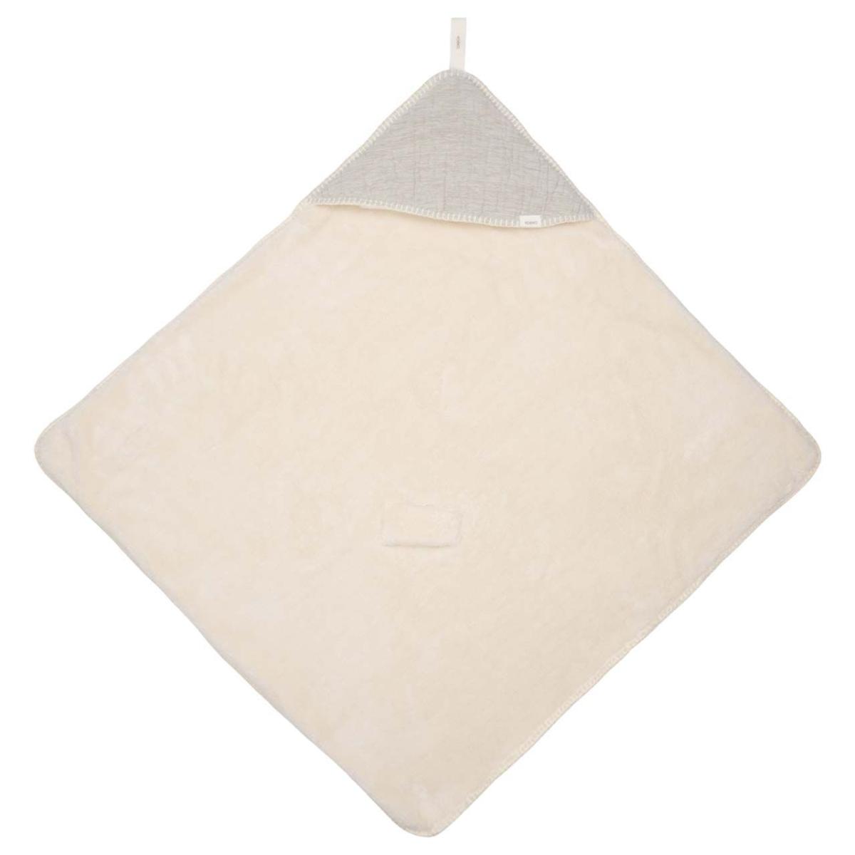 Couverture enveloppante teddy RIVOLI 100x100cm Koeka stone
