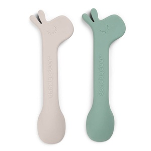 Cuchara de Silicona 2er-Pack Lalee Verde Done by Deer