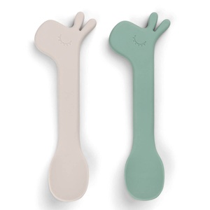 Cuchara de Silicona 2er-Pack Lalee Verde Done by Deer