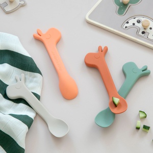 Cuchara de Silicona 2er-Pack Lalee Verde Done by Deer