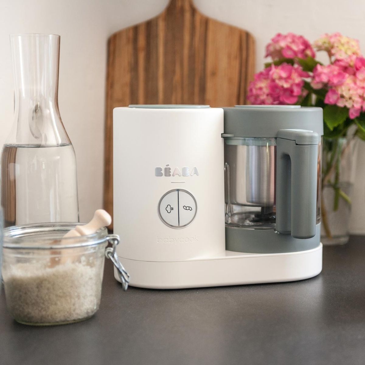 Dampfgarer BABYCOOK NEO Beaba grau/weiss 