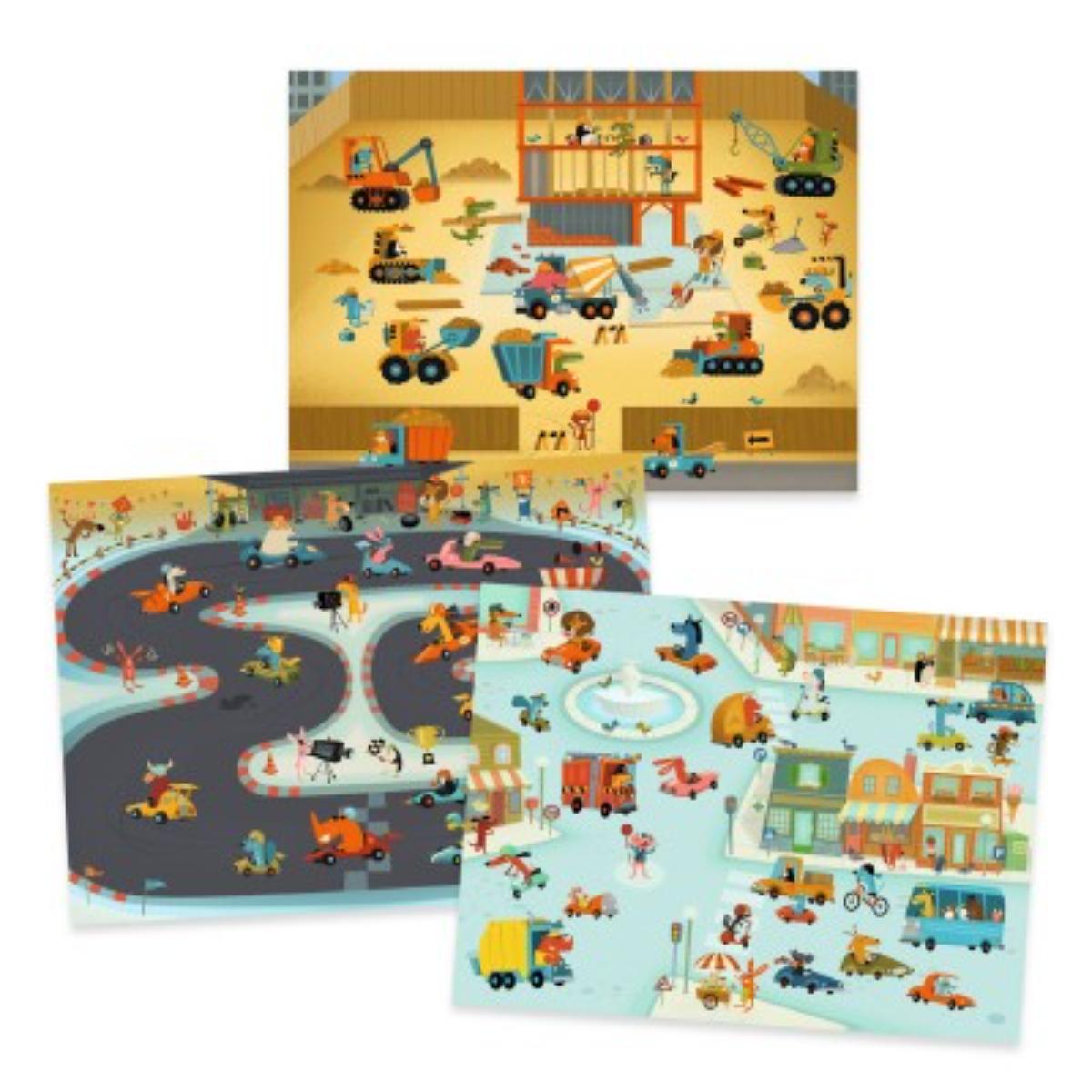 Decalcomanies Asphalte Djeco