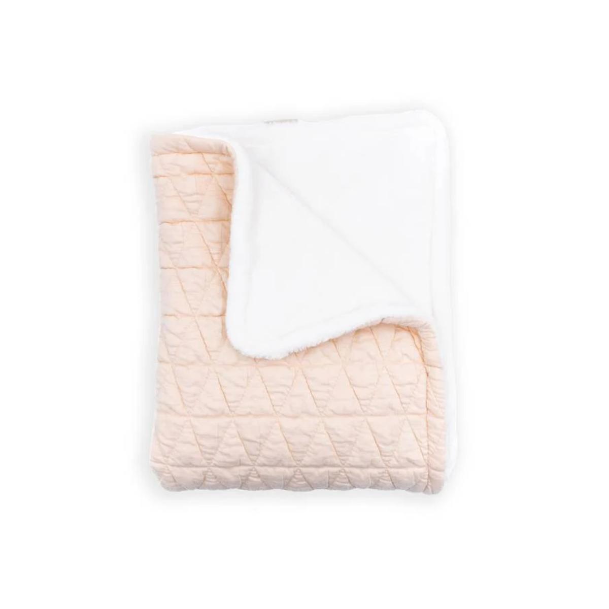 Decke 100x75cm Bamboom water peach