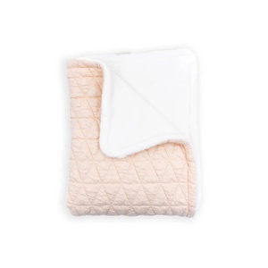 Decke 100x75cm Bamboom water peach