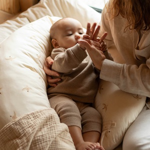 Decke 65x100cm WABI SABI Nobodinoz Ingwer