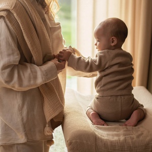 Decke 65x100cm WABI SABI Nobodinoz Ingwer