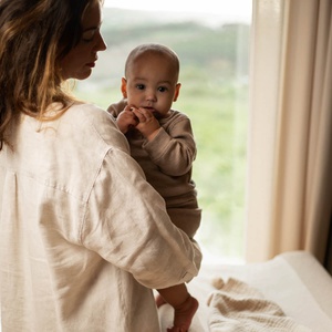 Decke 65x100cm WABI SABI Nobodinoz Ingwer