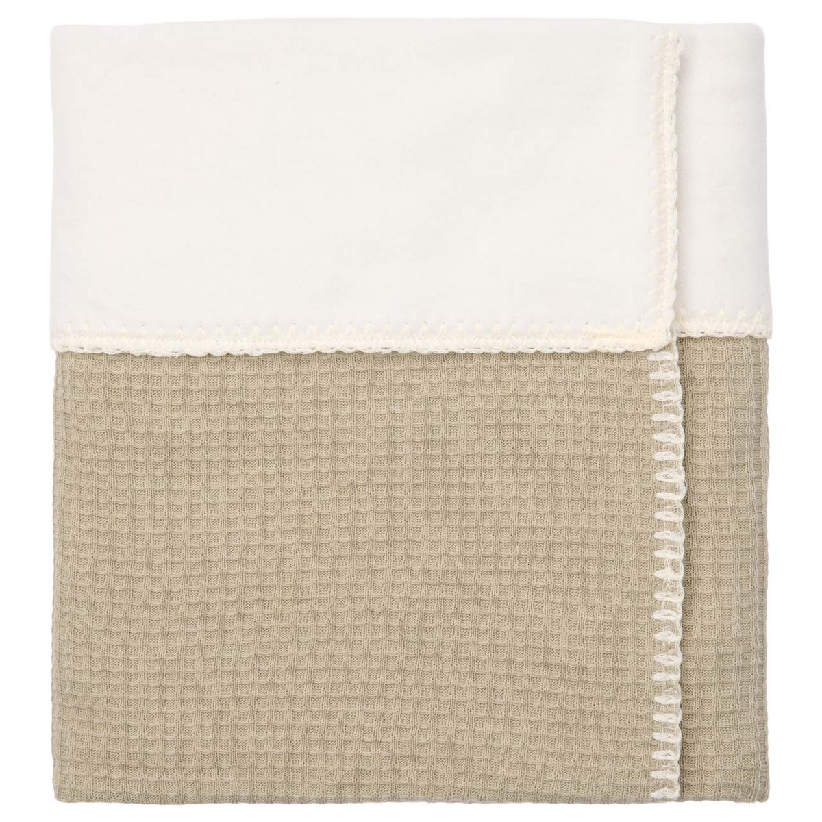 Decke Wiege Baumwolle Fleece Malaga Koeka weise