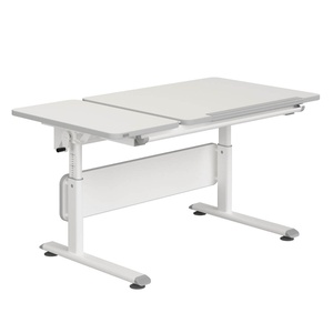 DIEGO GT Schreibtisch 130 x 70 cm, Tischplatte kreideweiß, Gestell weiß DIEGO Schreibtische Paidi Weiß