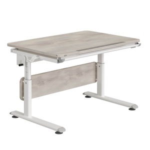 DIEGO Schreibtisch 105 x 70 cm, Tischplatte Nautische Eiche NB, Gestell Weiß DIEGO Schreibtische Paidi Weiß / Nautische Eiche