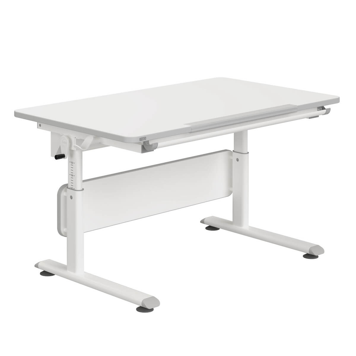 DIEGO Schreibtisch 120 x 70 cm, Tischplatte Kreideweiß, Gestell Weiß DIEGO Schreibtische Paidi Weiß