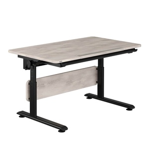 DIEGO Schreibtisch 120x70cm, Tischplatte Eiche nautisch NB, Rahmen schwarz DIEGO Schreibtische Paidi Schwarz Eiche nautisch