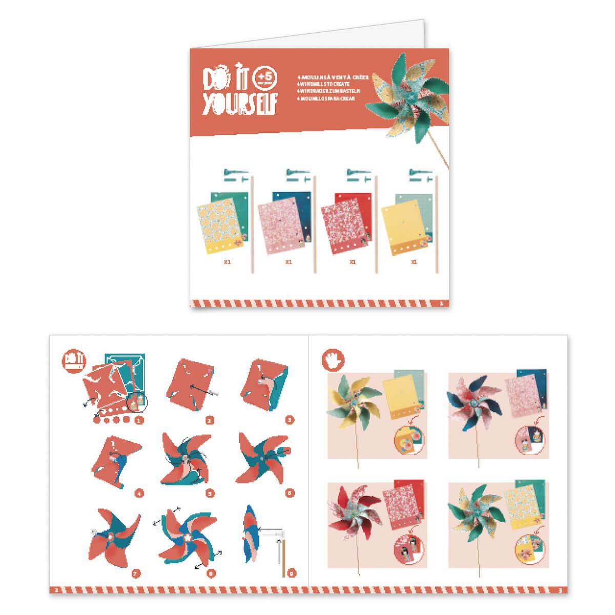 DIY - Moulins à vent SWEET Djeco WIP