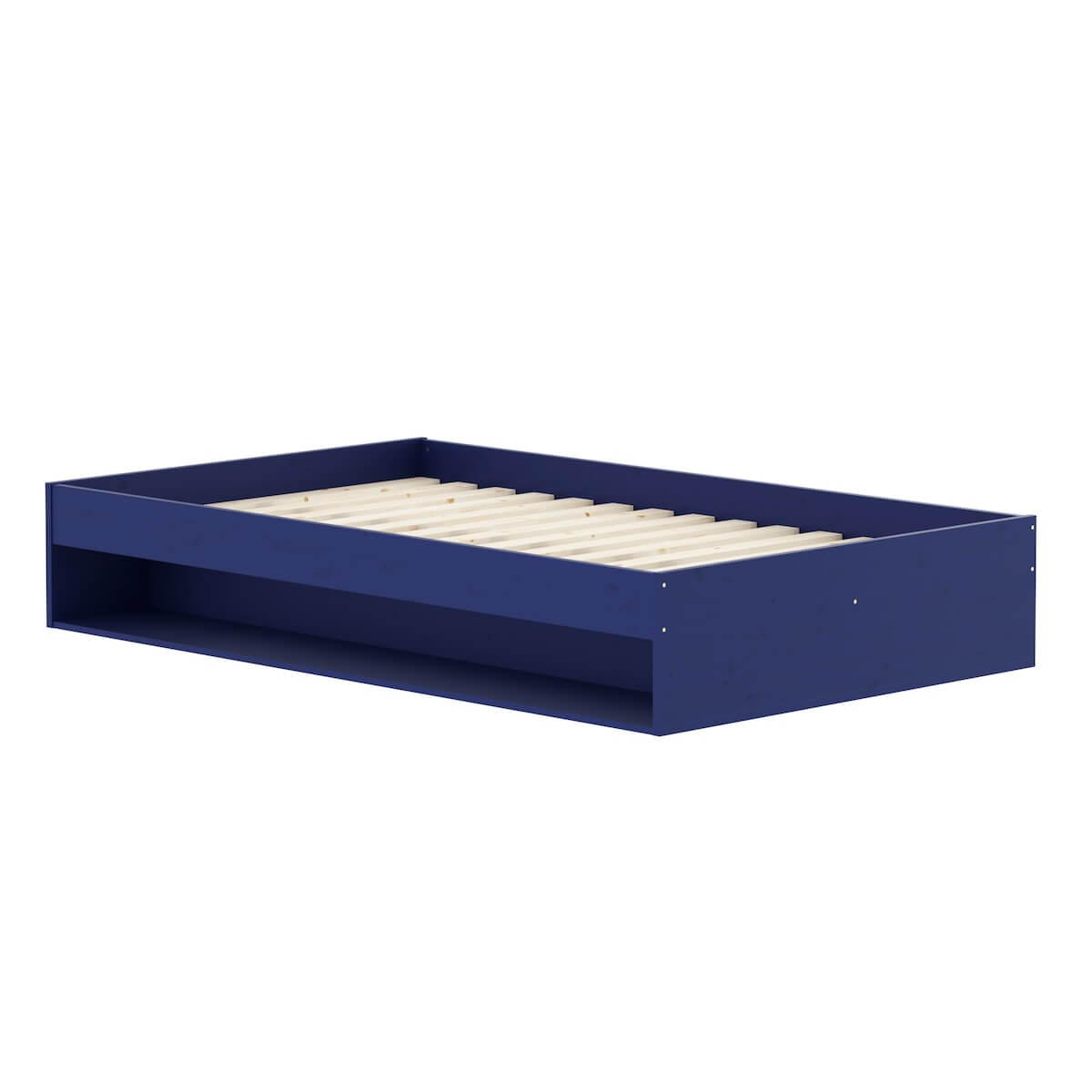 Doppelbett mit Regal 120x200cm GROW Flexa Saphire Blue