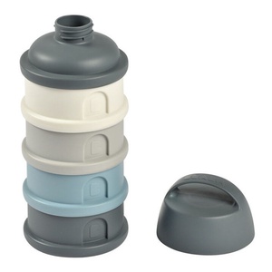 Dosierbox 4 Fächer Beaba Mineral grau blau