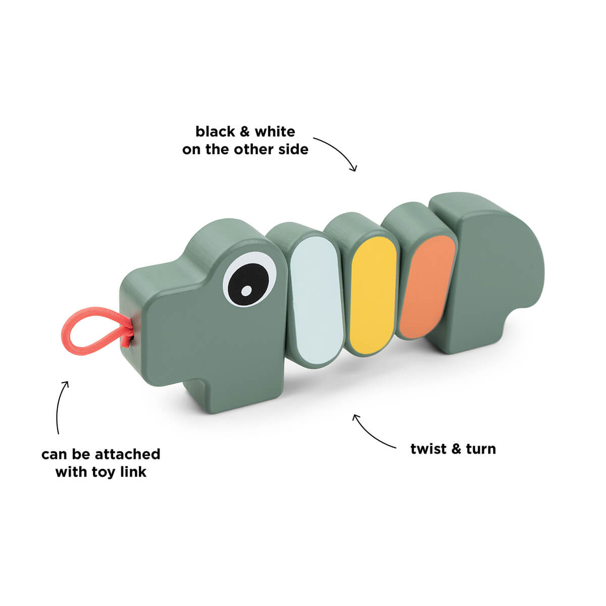 Drehspielzeug Croco Green Done by Deer